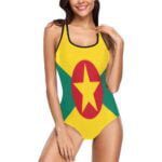 Grenada Flag Women's Tank Top Bathing Swimsuit