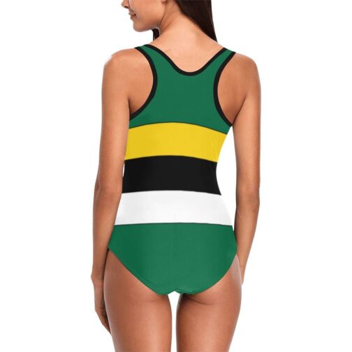 Dominica Flag Women's Tank Top Bathing Swimsuit - Image 4
