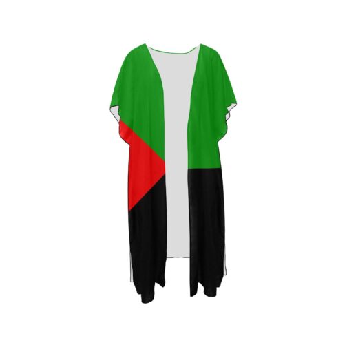 Martinique Flag Mid-Length Chiffon Cover Up