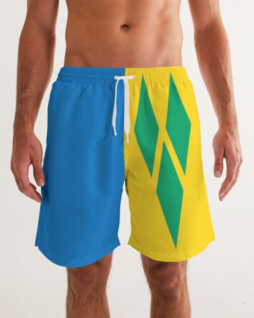 Saint Vincent and the Grenadines Flag Swim Trunks