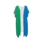 Saint Vincent and the Grenadines Flag Mid-Length Chiffon Cover Up