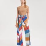 Rainbow Women’s High-Rise Wide Leg Pants