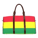 Rasta Flag Travel Bag (Brown)