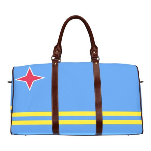 Aruba Flag Travel Bag (Brown)