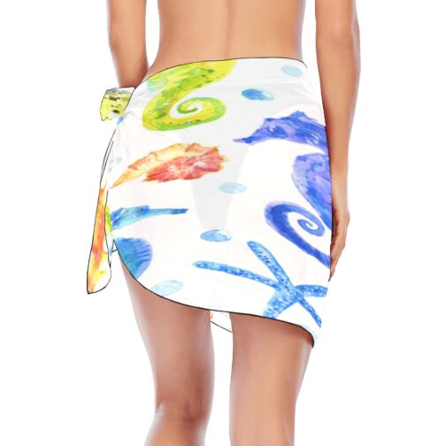 Colorful Seahorse Women’s Beach Sarong Wrap