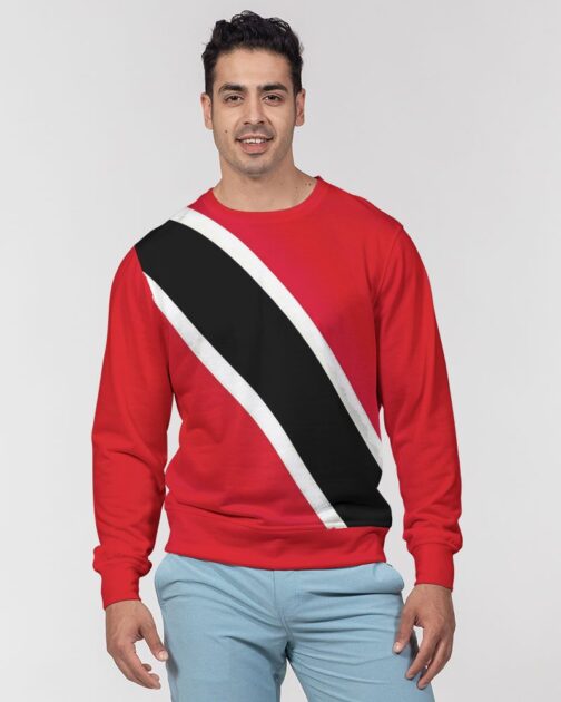 Trinidad And Tobago Flag Men’s Classic French Terry Crewneck Pullover