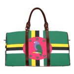 Dominica Flag Travel Bag (Brown)