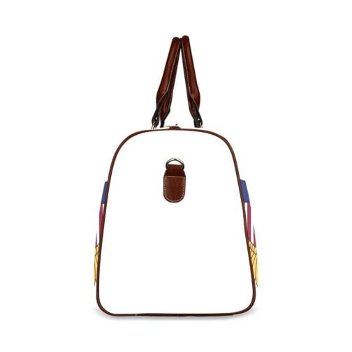 US Virgin Island Flag Travel Bag (Brown)