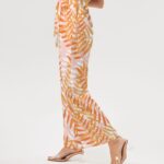 Layered Palms Women’s High-Rise Wide Leg Pants
