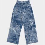 Blue Tiger Scene Women’s High-Rise Wide Leg Pants