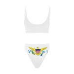 US Virgin Islands Flag High-Waisted Bikini