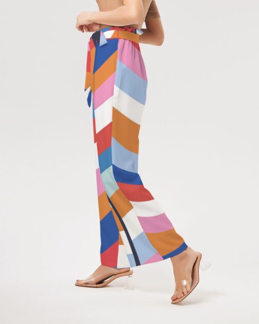 Rainbow Women’s High-Rise Wide Leg Pants