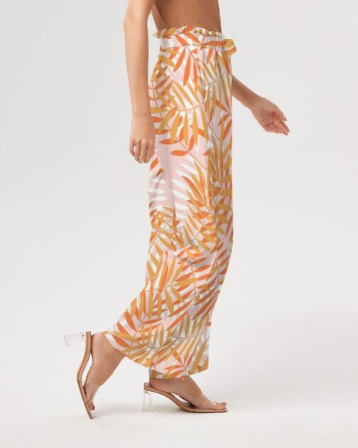 Layered Palms Women’s High-Rise Wide Leg Pants
