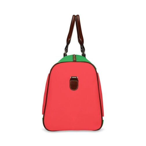 Guadeloupe Flag Travel Bag (Brown)
