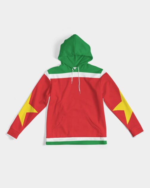 Guadeloupe Flag Men's Hoodie