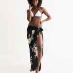 Floral Pattern Swim Cover Up