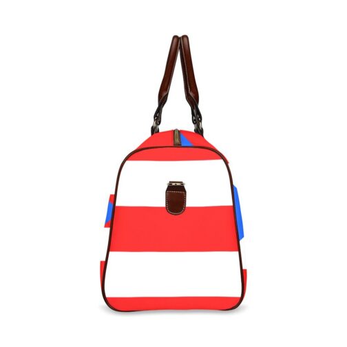 Puerto Rico Flag Travel Bag (Brown)