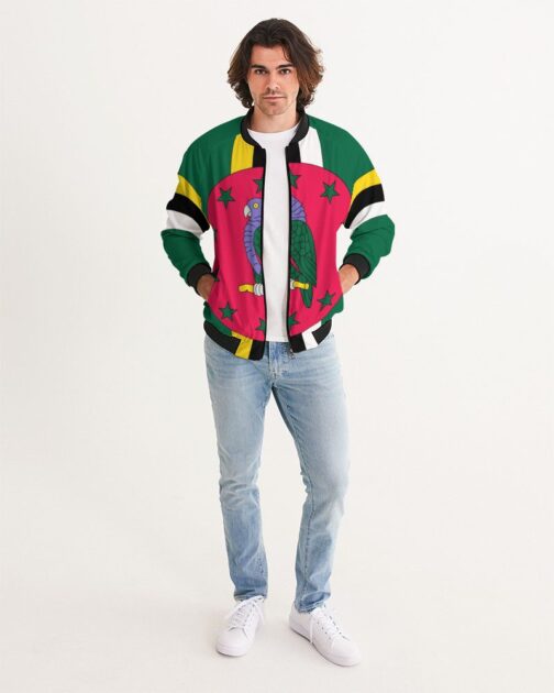 Dominica Flag Men's Bomber Jacket