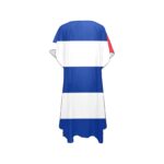 Cuba Flag Mid-Length Chiffon Cover Up