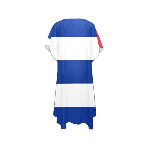 Cuba Flag Mid-Length Chiffon Cover Up