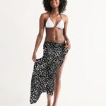 Cheetah Black Swim Cover Up