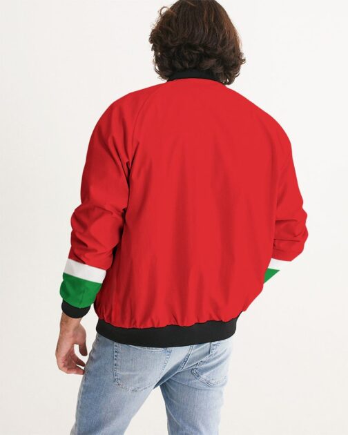 Guadeloupe Flag Men's Bomber Jacket