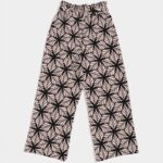 Pink Leaf Geo Women’s High-Rise Wide Leg Pants