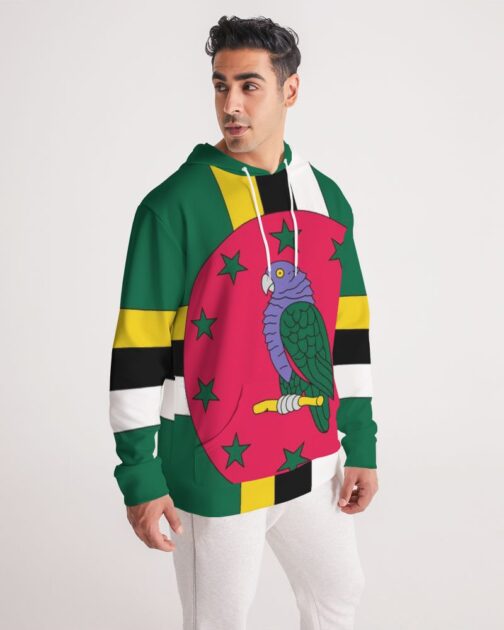 Dominica Flag Men's Hoodie