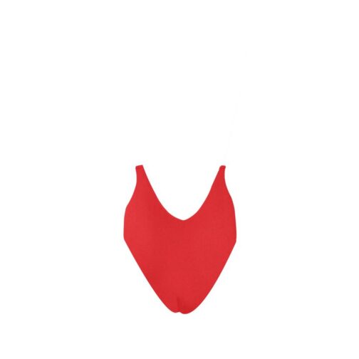 Guadeloupe Flag Backless High Cut Swimsuit