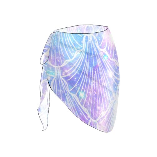 Mermaid Galaxy Print Women’s Beach Sarong Wrap