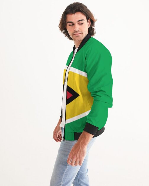 Guyana Flag Men's Bomber Jacket
