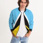 Saint Lucia Flag Men's Bomber Jacket