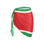 Guadeloupe Flag Women’s Beach Sarong Wrap