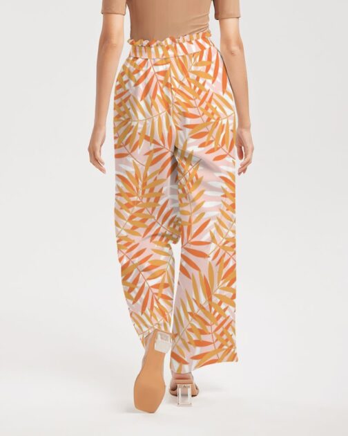 Layered Palms Women’s High-Rise Wide Leg Pants