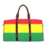 Rasta Flag Travel Bag (Brown)