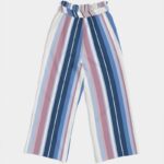 Beach Stripe Women's High-Rise Wide Leg Pants