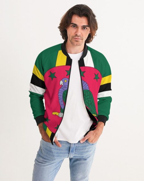 Dominica Flag Men's Bomber Jacket