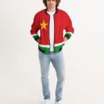 Guadeloupe Flag Men's Bomber Jacket