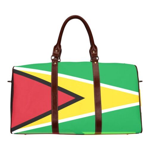 Guyana Flag Travel Bag (Brown)