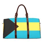 The Bahamas Flag Travel Bag (Brown)