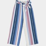 Beach Stripe Women's High-Rise Wide Leg Pants