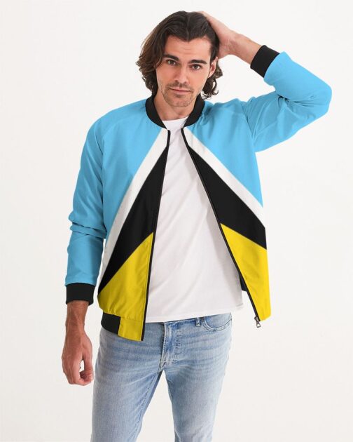 Saint Lucia Mens Bomber Jacket
