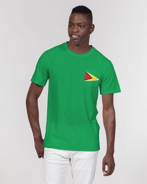 Guyana Flag Pocket T-Shirt