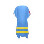 Aruba Flag Mid-Length Chiffon Cover Up