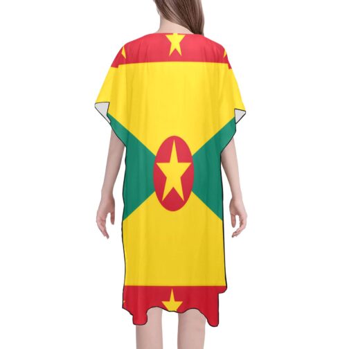 Grenada Flag Mid-Length Chiffon Cover Up