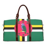 Dominica Flag Travel Bag (Brown)