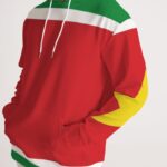 Guadeloupe Flag Men's Hoodie