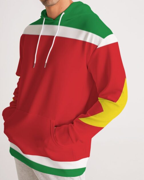 Guadeloupe Flag Men's Hoodie