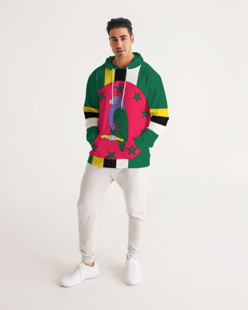Dominica Flag Men's Hoodie