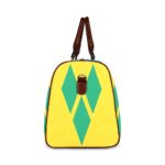 Saint Vincent and the Grenadines Flag Travel Bag (Brown)